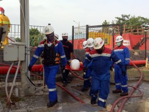 Pertamina gelar simulasi penanggulangan keadaan darurat hadapi kebakaran 