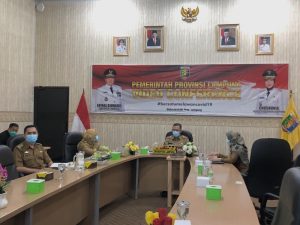 Rakor Penguatan Tim Penanggulangan Kemiskinan, Pemprov Lampung Bahas Program Bantuan Selama Pandemi Covid-19