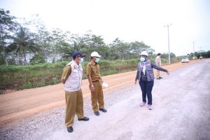 Lakukan Peninjauan Sejumlah Ruas Jalan Provinsi, Pemprov Lampung Pastikan Pembangunan Infrastruktur Berjalan Baik