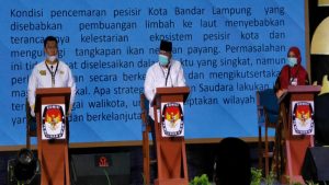 Popularitas dan ektabilitas calon wali kota dan wakil wali kota Bandarlampung Rycko-Jos melesat mengejar pasangan Eva Dwiana-Deddy Amarullah