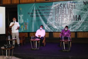 Bahas Kerusakan Lingkungan di Bandar Lampung, Eva Tidak Hadir Dalam Diskusi Bersama Paslon