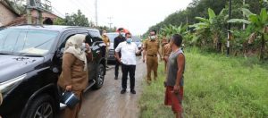 Sering dilewati kendaraan bertonase besar, Nanang croscek kerusakan Jalan Tanjung Bintang
