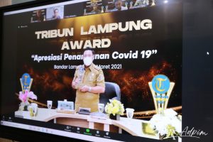 Gubernur Arinal Raih “Indonesia’s Best Pandemic Handling” dalam Ajang Tribun Lampung Awards 2021