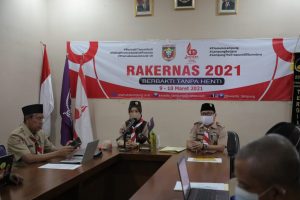 Wagub Chusnunia Chalim Ikuti Rakernas Pramuka dan Peringatan Hari Tunas Gerakan Pramuka Tahun 2021