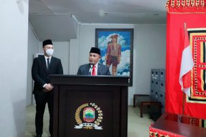 Dihadapan DPRD Nanang – Pandu sampaikan visi misi sebagai Bupati dan Wakil Bupati