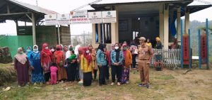 Kunjungan camat Lombok seminung, ke pekon pancor mas