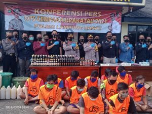 Polres Lambar berhasil ungkap 65 kasus selama Operasi Cempaka Krakatau