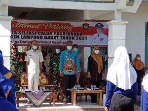 Seleksi calon Paski Braja Kabupaten Lambar tahun 2021 tetap dengan Protokol Kesehatan.