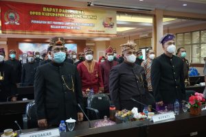 Hut Provinsi ke 57, DPRD Lamsel gelar Paripurna dengarkan Pidato Gubernur