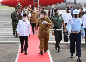 Gubernur dan Forkompimda sambut kedatangan Wakil Presiden