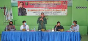 Anggota DPRD Lampung ada kan Sosper Di Lamtim