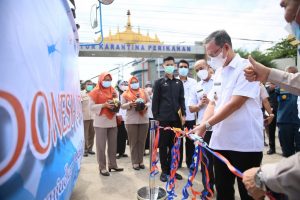 Peringati Bulan Mutu Karantina 2021, Pemprov dan BIKPM-KKP Lampung Tebar Benih Ikan Sehat Bermutu, Gubernur Arinal Berharap Dapat Mendukung Pemenuhan Protein Masyarakat Lampung