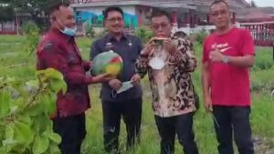 anggota DPR RI Fraksi PDI Perjuangan, Masinton Pasaribu, SH mengapresiasi kinerja Bupati Lampung Selatan yang membuat Kebun Edukasi