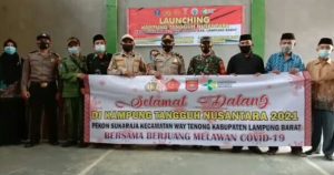 Masa pandemi Covid 19 pekon Sukaraja, resmikan KTN