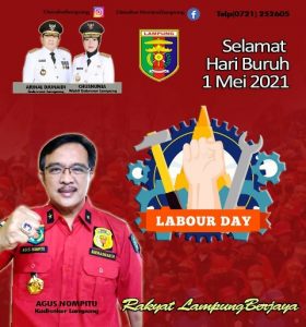 Kadisnaker Agus Nompitu, Himbau Peringati Hari Buruh dengan Kegiatan Positif