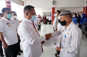 Pemkab lamsel gelar layanan pensiunan terpadu 237 PNS, Nanang jangan putus mengabdi