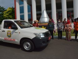 Pemerintah Kota Bandar Lampung Menyerahkan Kendaraan Operasional Kepada Basarnas Lampung