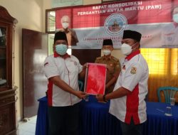 Ketua DPC LPM Kecamatan Panjang Kota Bandarlampung Herry Prasetyo Gunawan membuka Rapat Konsolidasi Pergantian Antar Waktu