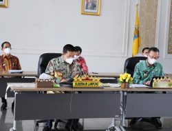 Rakor dengan Menkop UKM dan Ketua KPK, Gubernur Arinal Siap Implementasikan Aplikasi Belanja Langsung untuk Cegah Korupsi Pengadaan