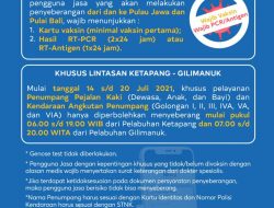 Kebutuhan Mendesak, Pengguna Jasa Ferry Pastikan Penuhi Syarat Perjalanan