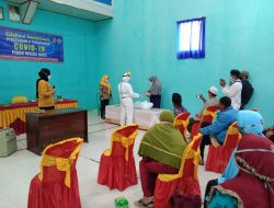 Pelatihan pemulasaran jenazah Covid 19 pekon Muara baru.
