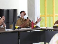 Dihadapan Gubernur Nanang jelaskn kondisi terkini Lampung selatan