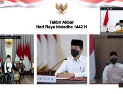 Gubernur Arinal Ikuti Acara Malam Takbir Akbar Sambut Idul Adha secara Virtual Bersama Presiden dan Wapres