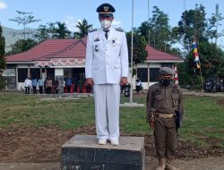 Kecamatan Lumbok seminung peringati HUT RI ke 76 dengan dengan prokes protokol kesehatan Covid 19.