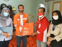 PT Bukit Asam Berikan Bantuan Sembako Kepada Awak Jurnalis Terdampak PPKM Level 4