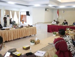 Gubernur Arinal Pimpin Rapat Persiapan Kunjungan Menteri BUMN dan Menag dalam Rangka Meninjau Persiapan Wisma Haji sebagai Rumah Sakit Darurat