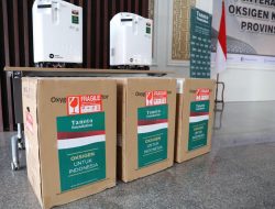 Gubernur Arinal Terima Bantuan Oksigen Konsentrator dari Tanoto Foundation untuk Penanganan Pasien Covid-19 di Provinsi Lampung