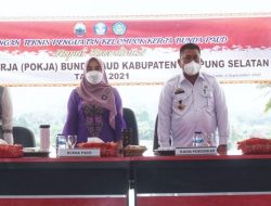 Winarni Buka Rakor Pokja Bunda PAUD Kabupaten Lampung Selatan