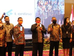 Pimpin Rapat Umum Pemegang Saham Luar Biasa Bank Lampung, Gubernur Arinal Launching “L Saving” dan “L Online”