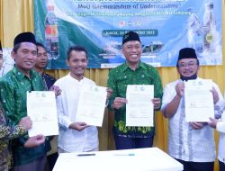 Pergunu lakukan Kerjasama dengan CV. Anugerah Semesta Lampung Distributor air DEmineral berOKSIGEN NANOXY,