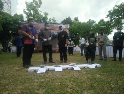 BALMON musnahkan Puluhan Barang Bukti Hasil Penertiban Frekuensi Radio yang Tidak Memiliki Izin Guna (ilegal)