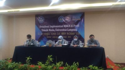 Sosialisasi Implementasi MBKM di Prodi Teknik Mesin, Universitas Lampung  dalam Rangka Hibah CoE MBKM Belmawa Dikti