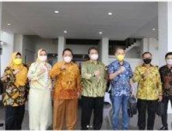 Wakil Ketua DPRD Lampung dan Gubernur Arinal Djunaidi Terima Kunker Menko Airlangga Hartarto