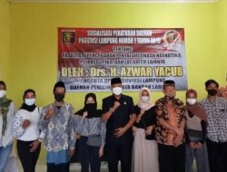 Lakukan Sosper, Anggota DPRD Lampung Azwar Yacub Minta Masyarakat Musuhi Narkoba dan Obat-obat Lainnya