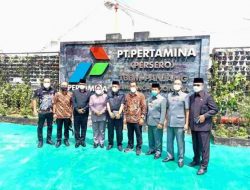 Bersama Anggota DPRD Lampung Drs. H Azwar Yacub Kunjungi PT. Pertamina