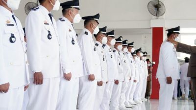 Bupati Lampung Selatan Lantik 83 Kepala Desa Terpilih Hasil Pilkades Serentak 2021