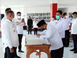Komitmen Anti Korupsi, Seluruh Kepala OPD Pemkab Lampung Selatan Tandatangani Pakta Integritas
