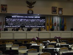 Rapat Pripurna DPRD Provinsi Lampung