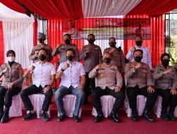 Polsek Tanjung Karang Barat Terima Kunjungan Kerja Kapolresta Bandar Lampung