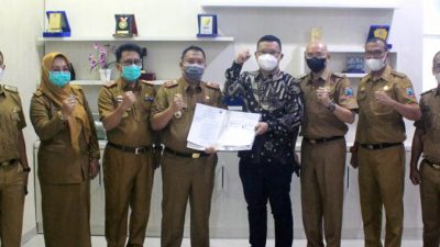 BPKAD Lampung Selatan dan PT Bank Lampung KC Kalianda Teken PKS Layanan Perbankan
