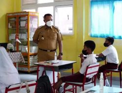 Satgas Covid-19 Kab. Lampung Selatan Tinjau PTM Terbatas Berkapasitas 50 Persen Pada Sejumlah Sekolah