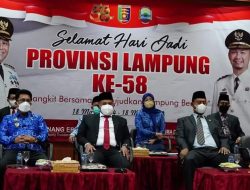 Pemkab Lampung Selatan Ikuti Peringatan Hari Jadi Ke-58 Provinsi Lampung Secara Virtual