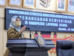 Wagub Chusnunia Ajak Jajaran Pemkab Lampung Utara Bersinergi Tangani Kemiskinan