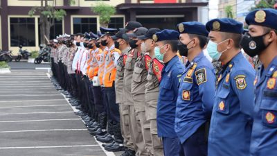 Kapolresta Bandar Lampung Pimpin Apel Gelar Pasukan Krakatau 2022.
