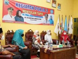 Hadiri Kegiatan TP PKK Desa Fajar Baru, Winarni Imbau Agar Kembangkan Literasi