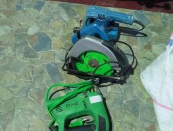 Bobol Bengkel, Pencuri Ditangkap Gondol Alat Pertukangan